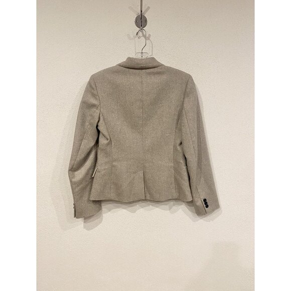 Weekend Max Mara Blazer Womens 4 Wool Silk Linen Blend Italy Classic Jacket - Picture 5 of 5